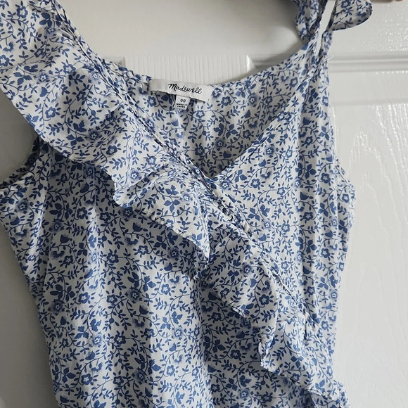 Madewell maxi dress light blue size 00 - Picture 4 of 10